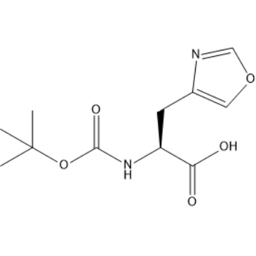 (S)-2-((tert-Butoxycarbonyl)amino)-3-(oxazol-4-yl)propanoic acid|CS-1639481