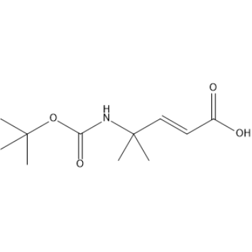 (E)-4-((tert-Butoxycarbonyl)amino)-4-methylpent-2-enoic acid|CS-1639482