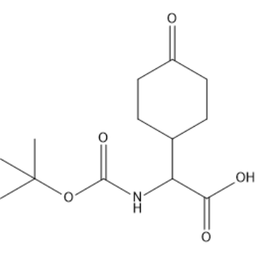 2-((tert-Butoxycarbonyl)amino)-2-(4-oxocyclohexyl)acetic acid|CS-1639485