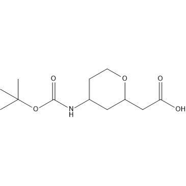 2-(4-((tert-Butoxycarbonyl)amino)tetrahydro-2H-pyran-2-yl)acetic acid|CS-1639494
