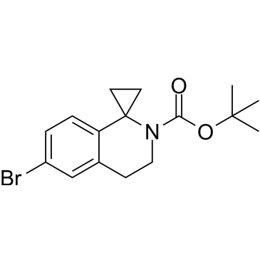 tert-Butyl 6'-bromo-3',4'-dihydro-2'H-spiro[cyclopropane-1,1'-isoquinoline]-2'-carboxylate|CS-1639665