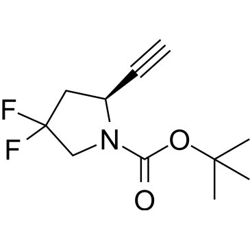 tert-Butyl (S)-2-ethynyl-4,4-difluoropyrrolidine-1-carboxylate|CS-1639673