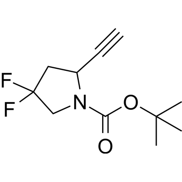 tert-Butyl 2-ethynyl-4,4-difluoropyrrolidine-1-carboxylate|CS-1639674