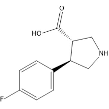 (3S,4R)-4-(4-Fluorophenyl)pyrrolidine-3-carboxylic acid|CS-1639766