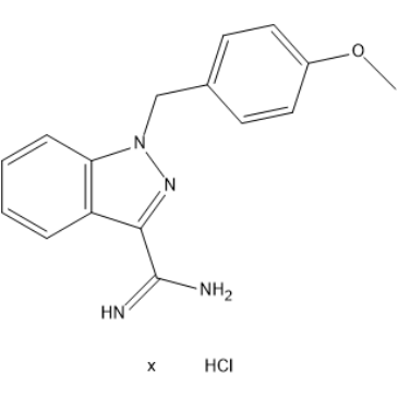 1-(4-Methoxybenzyl)-1H-indazole-3-carboximidamide x hydrochloride|CS-1639785