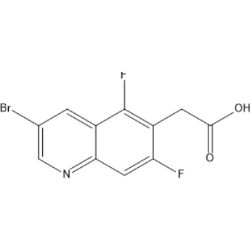 2-(3-Bromo-5,7-difluoroquinolin-6-yl)acetic acid|CS-1639818