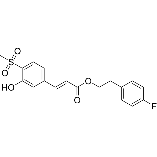 4-Fluorophenethyl-3-(3-hydroxy-4-(methylsulfonyl)phenyl)acrylate|CS-1639828