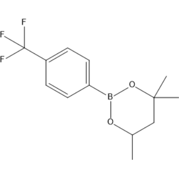4,4,6-Trimethyl-2-(4-(trifluoromethyl)phenyl)-1,3,2-dioxaborinane|CS-1639962