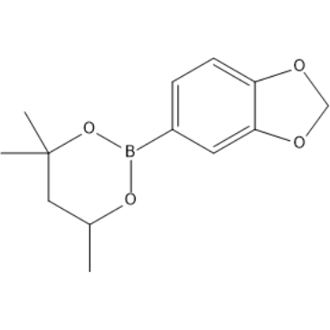 2-(Benzo[d][1,3]dioxol-5-yl)-4,4,6-trimethyl-1,3,2-dioxaborinane|CS-1639971