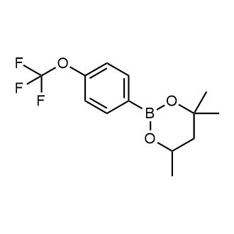 4,4,6-Trimethyl-2-(4-(trifluoromethoxy)phenyl)-1,3,2-dioxaborinane|CS-1639986