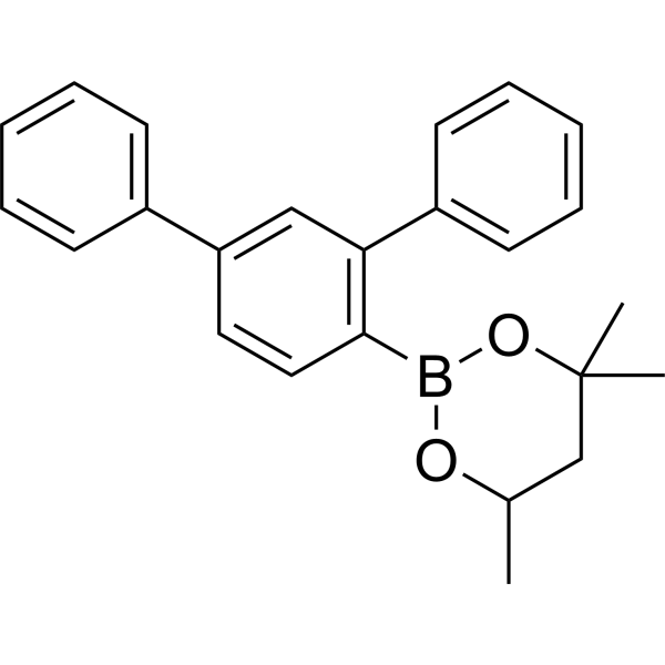 2-([1,1':3',1''-Terphenyl]-4'-yl)-4,4,6-trimethyl-1,3,2-dioxaborinane|CS-1639998
