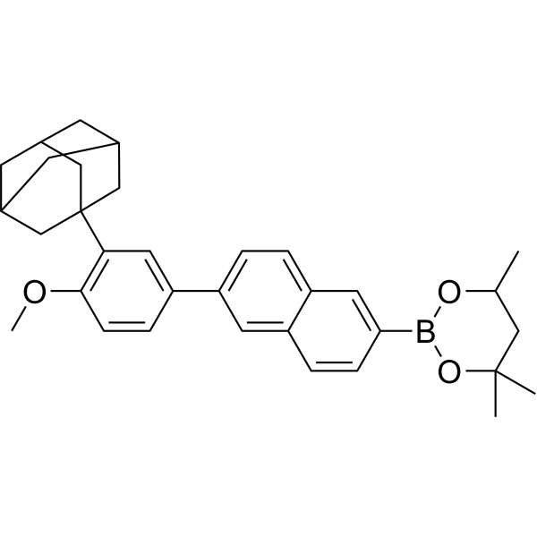 2-(6-(3-(Adamantan-1-yl)-4-methoxyphenyl)naphthalen-2-yl)-4,4,6-trimethyl-1,3,2-dioxaborinane|CS-1640001