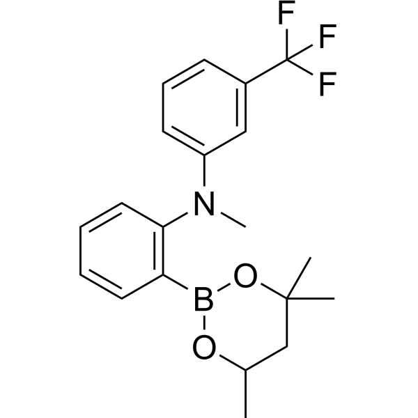 N-Methyl-N-(3-(trifluoromethyl)phenyl)-2-(4,4,6-trimethyl-1,3,2-dioxaborinan-2-yl)aniline|CS-1640003