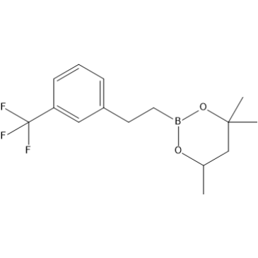 4,4,6-Trimethyl-2-(3-(trifluoromethyl)phenethyl)-1,3,2-dioxaborinane|CS-1640005