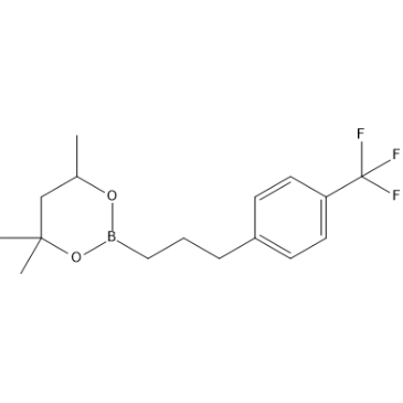 4,4,6-Trimethyl-2-(3-(4-(trifluoromethyl)phenyl)propyl)-1,3,2-dioxaborinane|CS-1640008