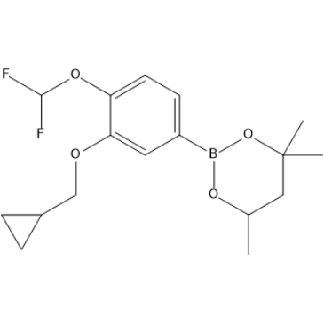 2-(3-(Cyclopropylmethoxy)-4-(difluoromethoxy)phenyl)-4,4,6-trimethyl-1,3,2-dioxaborinane|CS-1640013