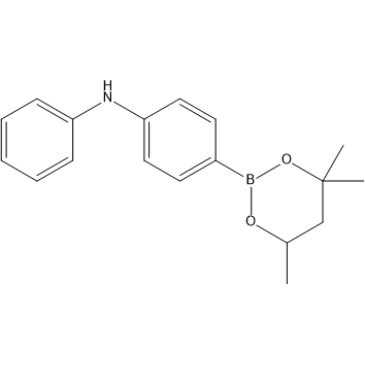 N-Phenyl-4-(4,4,6-trimethyl-1,3,2-dioxaborinan-2-yl)aniline|CS-1640015