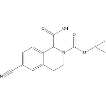 2-(tert-Butoxycarbonyl)-6-cyano-1,2,3,4-tetrahydroisoquinoline-1-carboxylic acid|CS-1640560