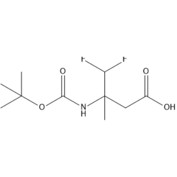 3-((tert-Butoxycarbonyl)amino)-4,4-difluoro-3-methylbutanoic acid|CS-1640573
