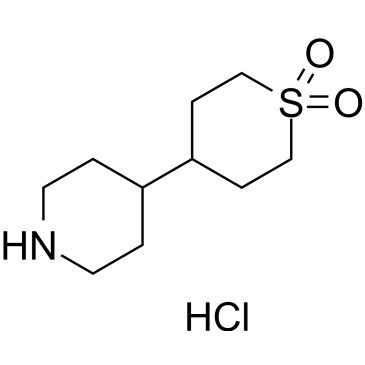 4-(Piperidin-4-yl)tetrahydro-2H-thiopyran 1,1-dioxide(hydrochloride)|CS-1640587