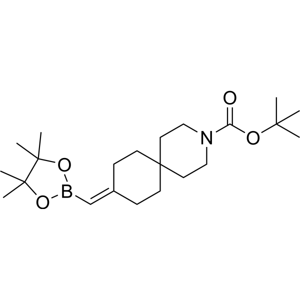 tert-Butyl 9-((4,4,5,5-tetramethyl-1,3,2-dioxaborolan-2-yl)methylene)-3-azaspiro[5.5]undecane-3-carboxylate|CS-1640636
