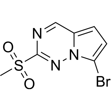 7-Bromo-2-(methylsulfonyl)pyrrolo[2,1-f][1,2,4]triazine|CS-1640643