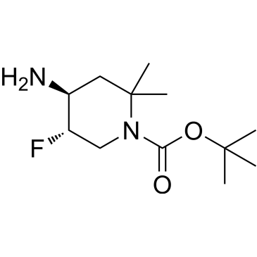 tert-Butyl (4S,5S)-4-amino-5-fluoro-2,2-dimethylpiperidine-1-carboxylate|CS-1640644
