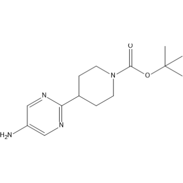 tert-Butyl 4-(5-aminopyrimidin-2-yl)piperidine-1-carboxylate|CS-1640646