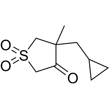4-(Cyclopropylmethyl)-4-methyldihydrothiophen-3(2H)-one 1,1-dioxide|CS-1640652
