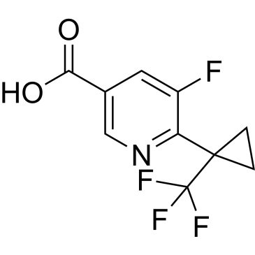 5-Fluoro-6-(1-(trifluoromethyl)cyclopropyl)nicotinic acid|CS-1640660