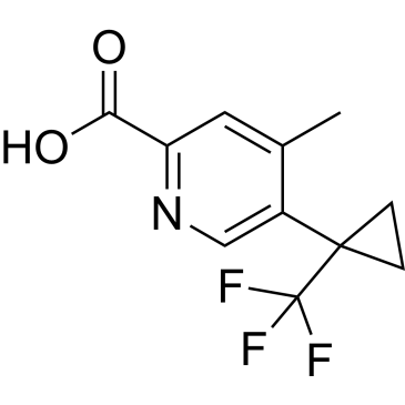 4-Methyl-5-(1-(trifluoromethyl)cyclopropyl)picolinic acid|CS-1640666