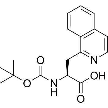 (S)-2-((tert-Butoxycarbonyl)amino)-3-(isoquinolin-1-yl)propanoic acid|CS-1640677