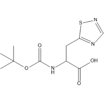 2-((tert-Butoxycarbonyl)amino)-3-(1,2,4-thiadiazol-5-yl)propanoic acid|CS-1640692