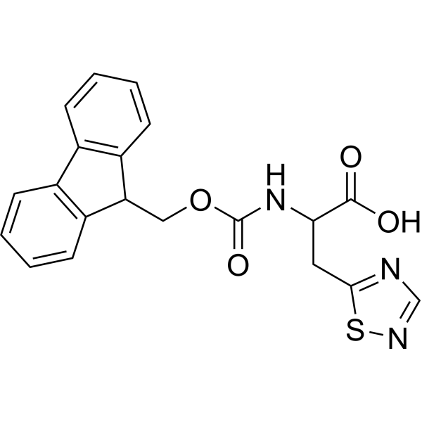 2-((((9H-Fluoren-9-yl)methoxy)carbonyl)amino)-3-(1,2,4-thiadiazol-5-yl)propanoic acid|CS-1640693