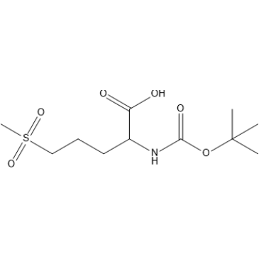 2-((tert-Butoxycarbonyl)amino)-5-(methylsulfonyl)pentanoic acid|CS-1640696