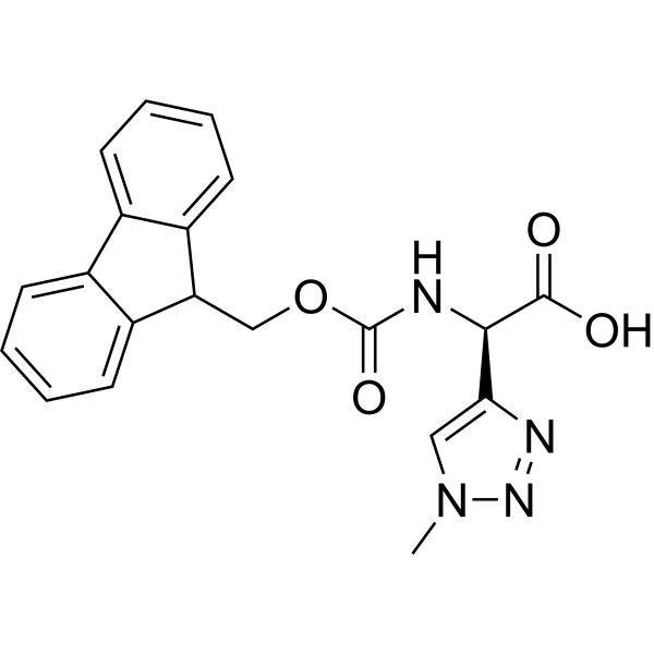 (R)-2-((((9H-Fluoren-9-yl)methoxy)carbonyl)amino)-2-(1-methyl-1H-1,2,3-triazol-4-yl)acetic acid|CS-1640699