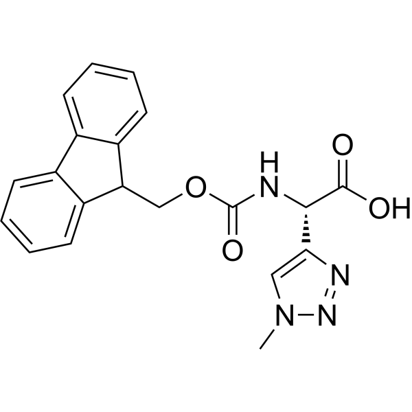 (S)-2-((((9H-Fluoren-9-yl)methoxy)carbonyl)amino)-2-(1-methyl-1H-1,2,3-triazol-4-yl)acetic acid|CS-1640700