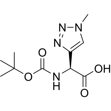 (S)-2-((tert-Butoxycarbonyl)amino)-2-(1-methyl-1H-1,2,3-triazol-4-yl)acetic acid|CS-1640701