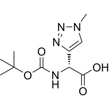 (R)-2-((tert-Butoxycarbonyl)amino)-2-(1-methyl-1H-1,2,3-triazol-4-yl)acetic acid|CS-1640702