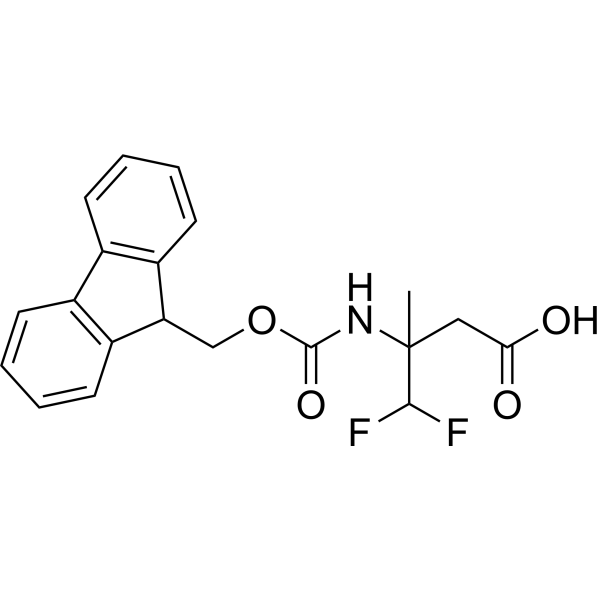 3-((((9H-Fluoren-9-yl)methoxy)carbonyl)amino)-4,4-difluoro-3-methylbutanoic acid|CS-1640706