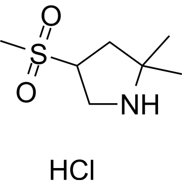 2,2-Dimethyl-4-(methylsulfonyl)pyrrolidine hydrochloride|CS-1640965