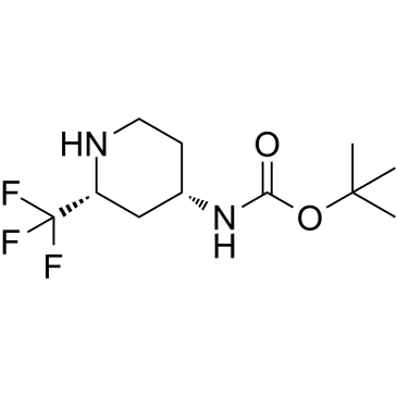 tert-Butyl ((2R,4S)-2-(trifluoromethyl)piperidin-4-yl)carbamate|CS-1641851