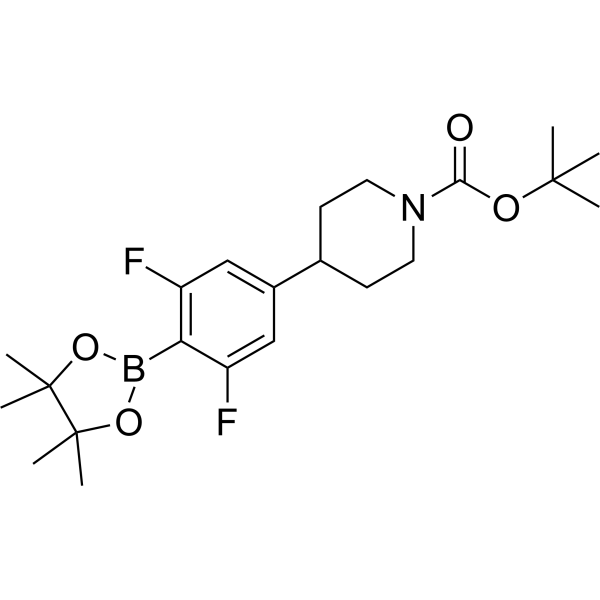 tert-Butyl 4-(3,5-difluoro-4-(4,4,5,5-tetramethyl-1,3,2-dioxaborolan-2-yl)phenyl)piperidine-1-carboxylate|CS-1642195
