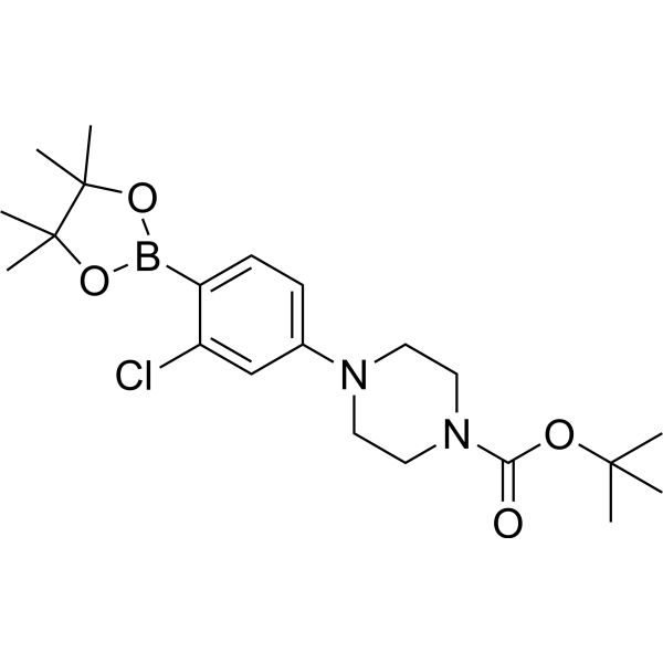 tert-Butyl 4-(3-chloro-4-(4,4,5,5-tetramethyl-1,3,2-dioxaborolan-2-yl)phenyl)piperazine-1-carboxylate|CS-1642196