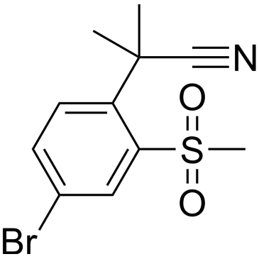 2-(4-Bromo-2-(methylsulfonyl)phenyl)-2-methylpropanenitrile|CS-1642199