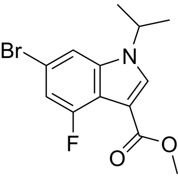 Methyl 6-bromo-4-fluoro-1-isopropyl-1H-indole-3-carboxylate|CS-1642203