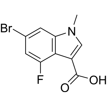 6-Bromo-4-fluoro-1-methyl-1H-indole-3-carboxylic acid|CS-1642213
