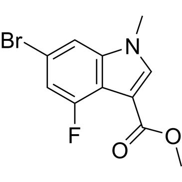 Methyl 6-bromo-4-fluoro-1-methyl-1H-indole-3-carboxylate|CS-1642214