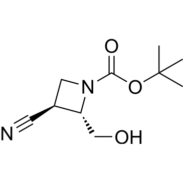rel-tert-Butyl (2R,3R)-3-cyano-2-(hydroxymethyl)azetidine-1-carboxylate|CS-1642217