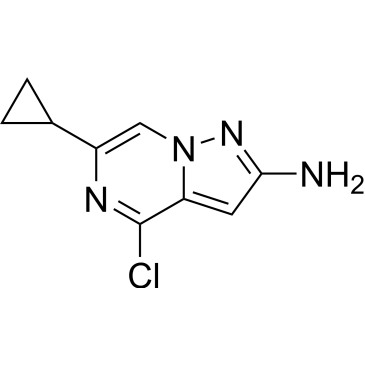 4-Chloro-6-cyclopropylpyrazolo[1,5-a]pyrazin-2-amine|CS-1642226